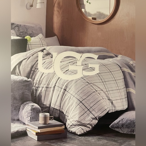 UGG Bedding Ugg Devon Comforter Set In Gray Plaid New Poshmark